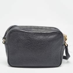 Pre Owned Gucci Black Leather Small Soho Disco Crossbody Bag