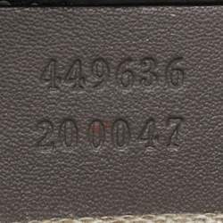 Pre Owned Gucci Grey Microguccissima Leather Mini Emily Chain Shoulder Bag