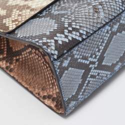 مملوكة مسبقًا حقيبة كتف غوتشي قفل متوسطة جلد غوتشيسيما خضراء