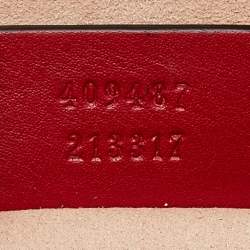 مملوكة مسبقًا حقيبة كتف غوتشي كانفاس جي جي سوبريم تيان متعدد الألوان صغيرة بقفل.