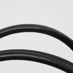 مملوكة مسبقًا Gucci Black GG Canvas and Leather Small Bardot Bag