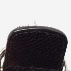 Pre Owned Gucci Black Leather Techno Horsebit Hobo