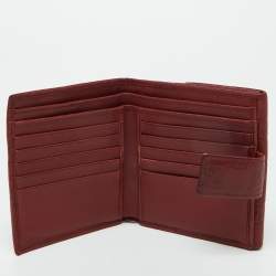 Gucci Brown Guccissima Leather Trifold Wallet  