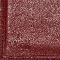 Gucci Brown Guccissima Leather Trifold Wallet  