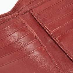 Gucci Brown Guccissima Leather Trifold Wallet  