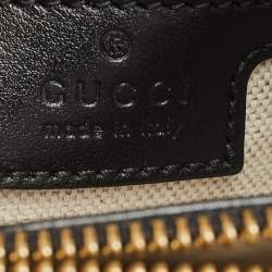 Gucci Black GG Matelassé Leather Mini Tote