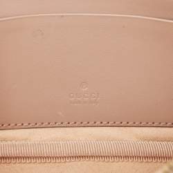 مملوكة مسبقًا Gucci Old Rose Matelassé Leather Mini GG Marmont Camera Bag