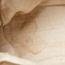 Pre Owned Gucci Gold Pebbled Leather Medium Soho Shoulder Bag