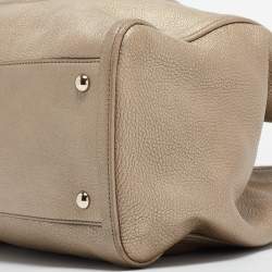 Pre Owned Gucci Gold Pebbled Leather Medium Soho Shoulder Bag