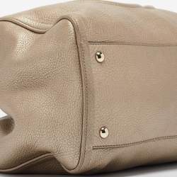 Pre Owned Gucci Gold Pebbled Leather Medium Soho Shoulder Bag