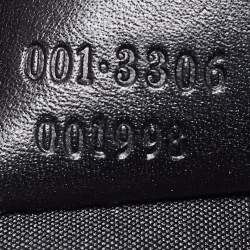 Pre Owned Gucci Black GG Canvas and Leather Jackie O Hobo