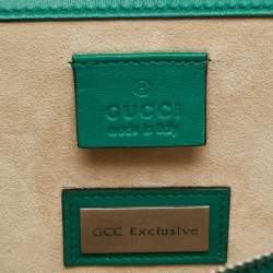 Pre Owned Gucci Multicolor Python Small Dionysus Crystals Shoulder Bag