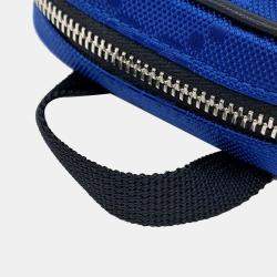 Gucci Blue/Black Econyl Nylon Monogram Off The Grid Shoulder Bag