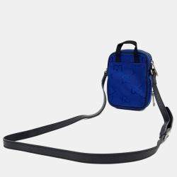 Gucci Blue/Black Econyl Nylon Monogram Off The Grid Shoulder Bag