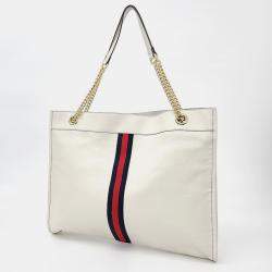 Pre Owned Gucci Rajah Tiger Head Shoulder Bag