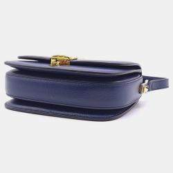 Gucci Navy Blue Sylvie Mini Shoulder Bag 