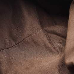 Pre Owned Gucci Beige/Black GG Canvas and Leather Abbey D-Ring Hobo