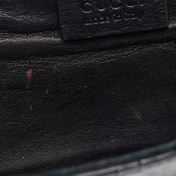 Pre Owned Gucci Black Microguccissima Patent Leather Small Broadway Clutch