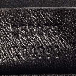 Pre Owned Gucci Black Microguccissima Patent Leather Small Broadway Clutch