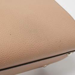 Pre Owned Gucci Beige Leather Soho Disco Tote