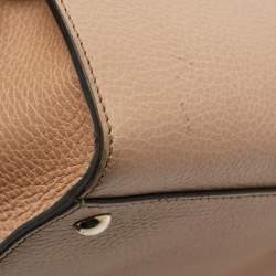 Pre Owned Gucci Beige Leather Soho Disco Tote