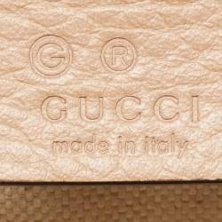 Pre Owned Gucci Beige Leather Soho Disco Tote