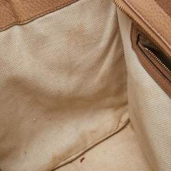 Pre Owned Gucci Beige Leather Soho Disco Tote
