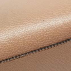 Pre Owned Gucci Beige Leather Soho Disco Tote