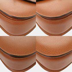 Gucci Brown Leather Bamboo 1947 Top Handle Bag