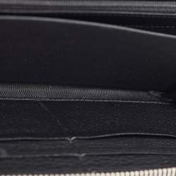 Pre Owned Gucci Black Leather Studded Soho Continental Wallet