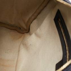 Pre Owned Gucci Purple GG Imprime Canvas and Leather Medium Joy Boston Bag