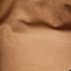 Pre Owned Gucci Beige/Black GG Supreme Canvas Medium Padlock Shoulder Bag