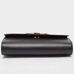 Pre Owned Gucci Black Leather Zumi Clutch Bag