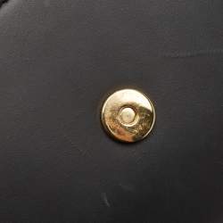 Pre Owned Gucci Black Leather Zumi Clutch Bag