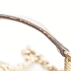 Pre Owned Gucci Light Gold Leather Medium Soho Chain Tote