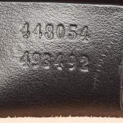 مملوكة مسبقًا حقيبة يد غوتشي جي جي مارمونت جلد ماتيلاس أسود صغيرة