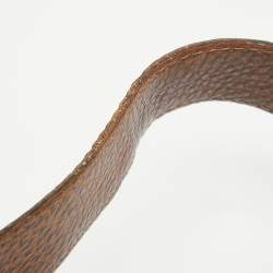 Pre Owned Gucci Beige/Brown GG Canvas and Leather Large New Pelham Hobo