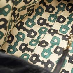 مملوكة مسبقًا حقيبة كتف غوتشي أبي D رينغ جلد وكانفاس جي جي أبيض/ بيج