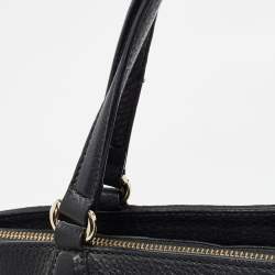 Gucci Black Leather Small Soho Zipped Tote