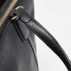Gucci Black Leather Small Soho Zipped Tote