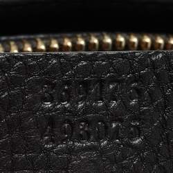 Gucci Black Leather Small Soho Zipped Tote