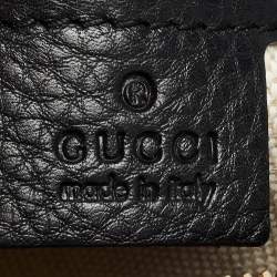 Gucci Black Leather Small Soho Zipped Tote