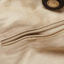 Pre Owned Gucci Black Guccissima Leather Medium Sukey Tote