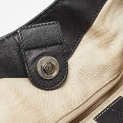 Pre Owned Gucci Black Guccissima Leather Medium Sukey Tote