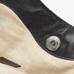 Pre Owned Gucci Black Guccissima Leather Medium Sukey Tote