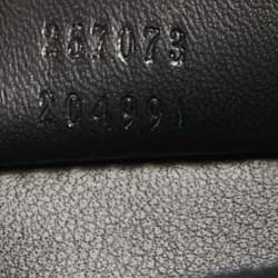 Pre Owned Gucci Black Microguccissima Patent Leather Small Broadway Clutch