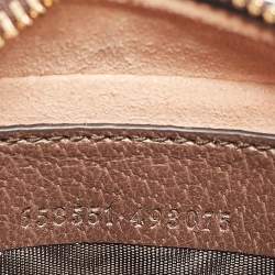 Pre Owned Gucci Beige/Ebony GG Supreme Canvas and Leather Mini Ophidia Bag