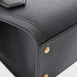 Gucci Black Leather Mini Diana Bamboo Shoulder Bag