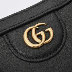 Gucci Black Leather Mini Diana Bamboo Shoulder Bag