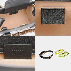 Gucci Black Leather Mini Diana Bamboo Shoulder Bag